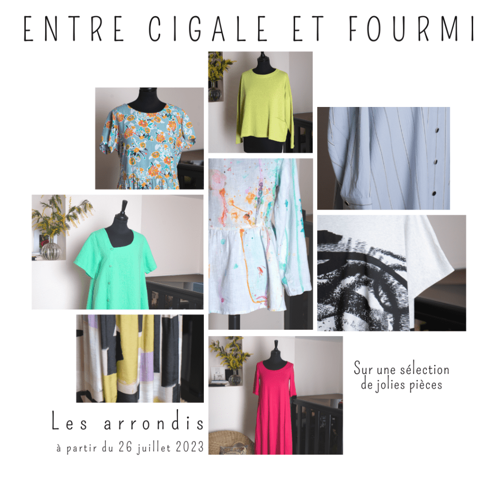 Les Arrondis Entre Cigale et Fourmi à partir du 26 juillet 2023